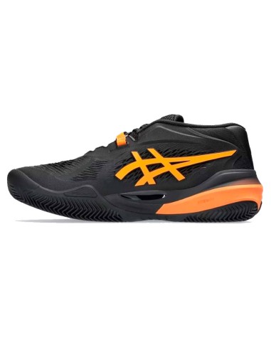 Tênis Asics Gel Resolution X Clay Preto Laranja | Padel Tênis