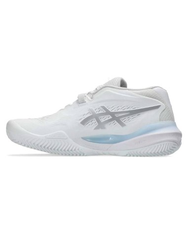 Asics Gel Resolution X Clay Weiß Silber Damen Sneakers | Padel-Schuhe
