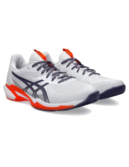 Scarpe da ginnastica Asics Solution Speed FF 3 Clay bianche grigie ...