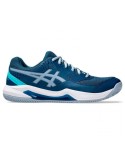 Chaussures Asics Gel Game 9 Blanc Bleu Mako