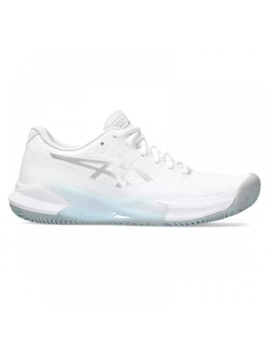 Zapatillas Asics Gel Challenger 14 Padel Blanco Plata Mujer