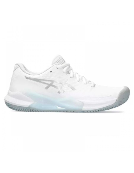 Zapatillas Asics Gel Challenger 14 Padel Blanco Plata Mujer | Chaus...