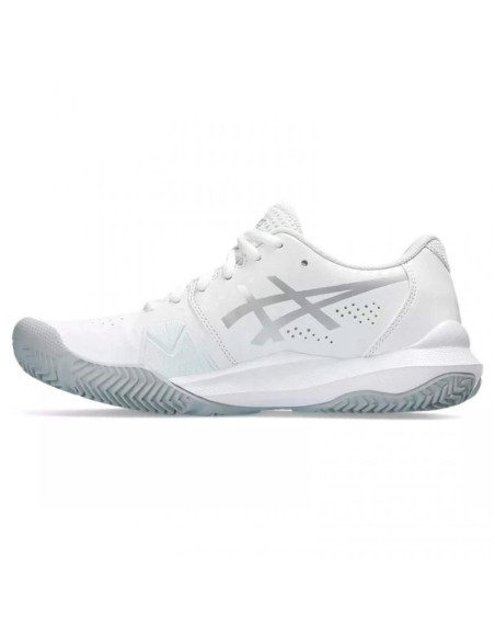 Zapatillas Asics Gel Challenger 14 Padel Blanco Plata Mujer | Chaus...