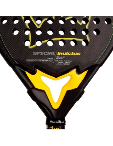 Pala de pádel Black Crown Special Invictus 2025