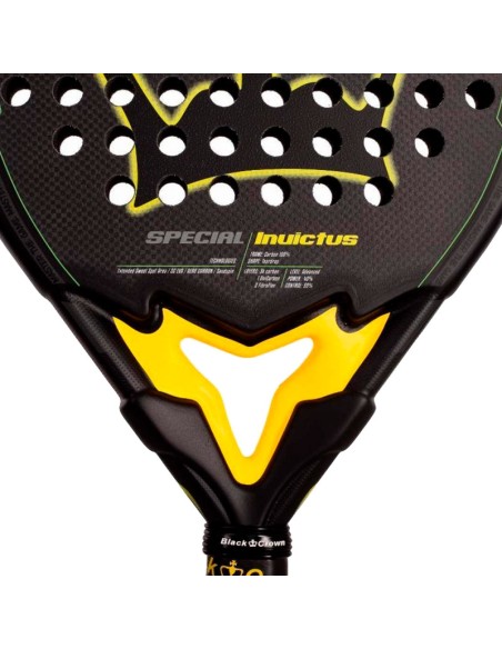 Raquette de padel Black Crown Special Invictus 2025 | Raquettes de ...