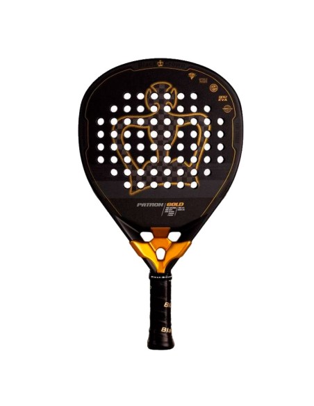 Raquete de padel Black Crown Patron Gold 2025 | raquetes padel