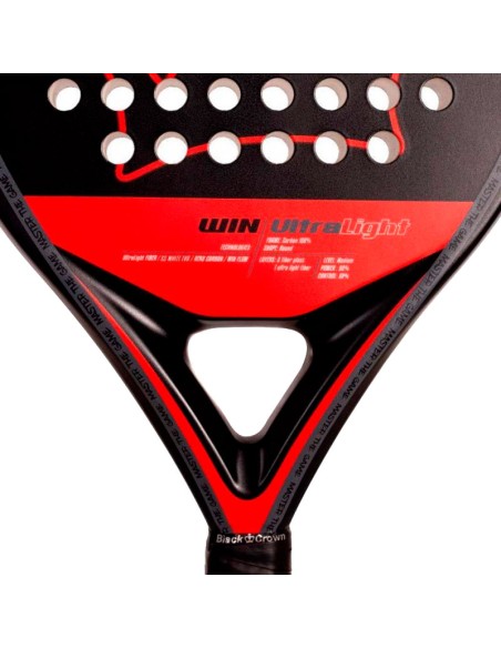 Raquete de padel Black Crown Win Ultralight 2025 | raquetes padel