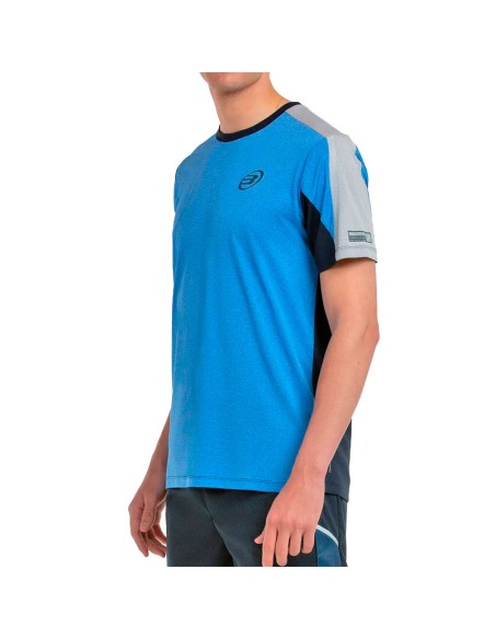 T-shirt Bullpadel Brego bleu | Vêtements de padel pour hommes