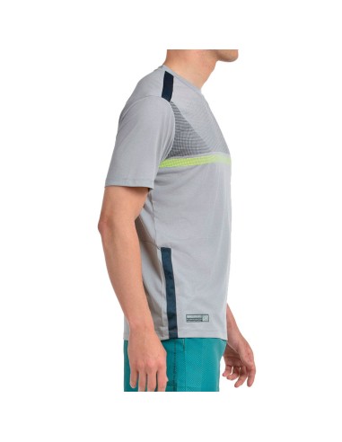 Camiseta Bullpadel Bilao Cinza | Roupas de padel masculinas