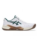 Scarpe da ginnastica Asics Gel Challenger 14 Clay bianche e verdi scure