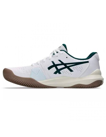 Scarpe da ginnastica Asics Gel Challenger 14 Clay bianche e verdi s...