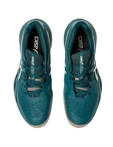 Scarpe Asics Gel Resolution X Clay Green Saxon Birch | Scarpe da padel