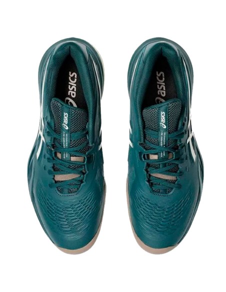 Asics Gel Resolution X Clay Grün Saxon Birch Schuhe | Padel-Schuhe