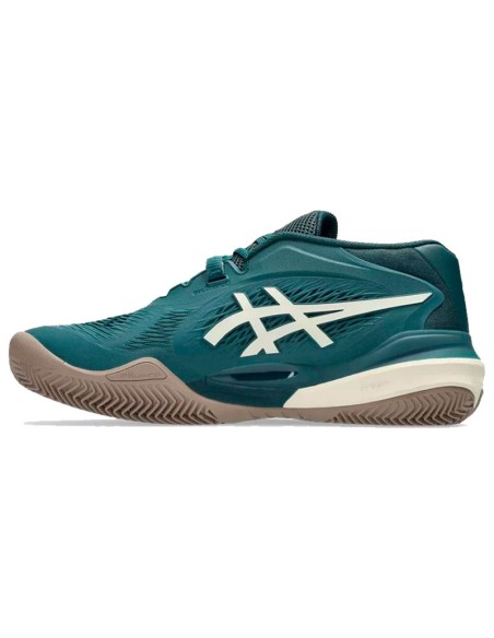 Asics Gel Resolution X Clay Green Saxon Birch Shoes | Padel Sneakers