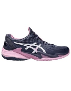 Scarpe da ginnastica da donna Asics Court FF 3 Clay blu indaco e bi...