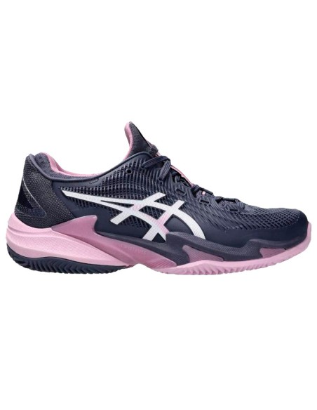 Scarpe da ginnastica da donna Asics Court FF 3 Clay blu indaco e bi...