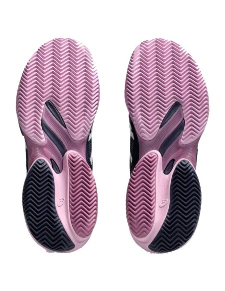 Tênis Asics Court FF 3 Clay Azul-Índigo Branco Feminino | Padel Tênis