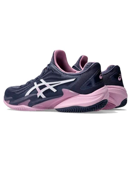Asics Court FF 3 Clay Indigo Blau Weiß Damen Sneaker | Padel-Schuhe