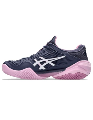 Zapatillas Asics Court FF 3 Clay Azul Indigo Blanco Mujer