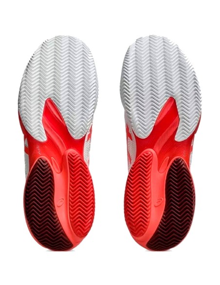 Scarpe da ginnastica Asics Court FF 3 Novak Clay bianche e rosse | ...