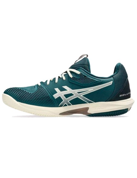 Asics Solution Speed FF 3 Clay Grün Saxon Birch Schuhe | Padel-Schuhe