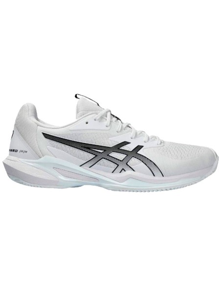 Baskets Asics Solution Speed FF 3 Clay Blanc Noir | Chaussures de p...