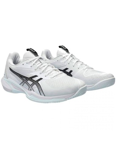 Asics Solution Speed FF 3 Clay White Black Sneakers | Padel Sneaker...