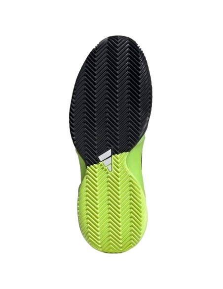 Scarpe da ginnastica Adidas Barricade Clay nere e lucide al limone ...