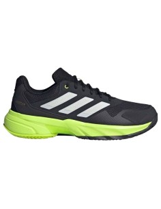Adidas CourtJam Control Clay Carbon Lucid Lime Turnschuhe | Padel-S...