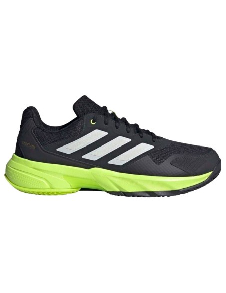 Adidas CourtJam Control Clay Carbon Lucid Lemon Sneakers | Padel Sn...