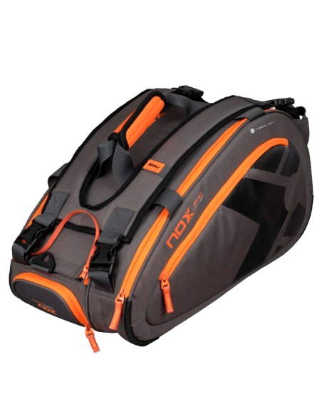 Sac de padel Nox AT10 Team gris orange | Sacs de padel et sacs à dos