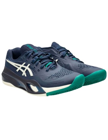Scarpe da ginnastica Asics Gel Resolution X Clay blu notte e crema ...