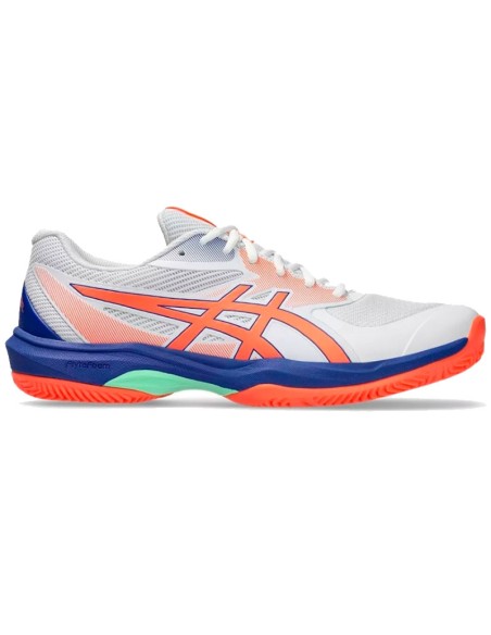 Asics Game FF Padel Weiß Koralle Turnschuhe | Padel-Schuhe