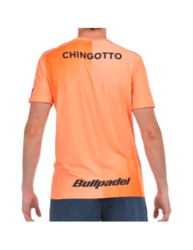Maglietta Bullpadel Chingotto 25V Papaya | vestiti da pagaia