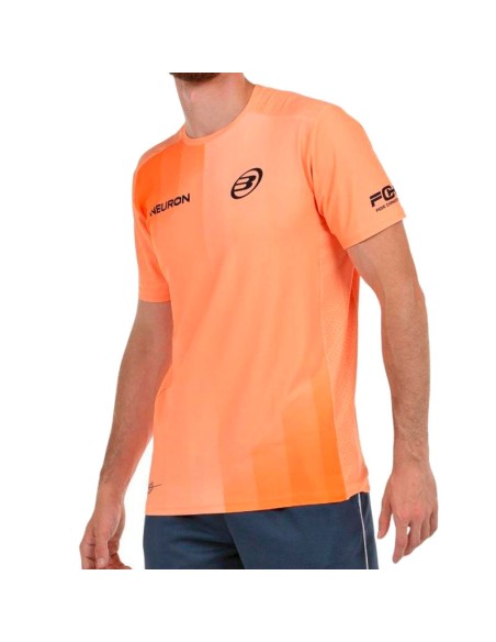 Camiseta Bullpadel Chingotto 25V Papaya | roupas de remo