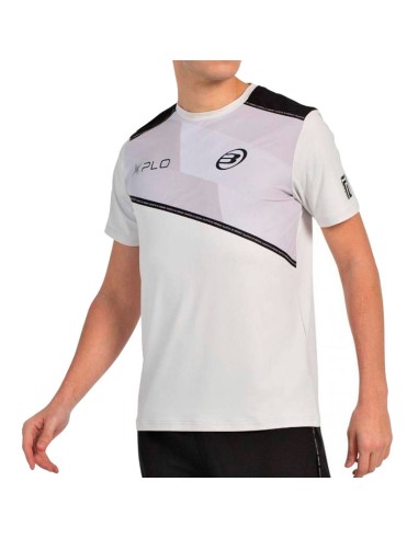 Bullpadel Di Nenno 25V Perlgraues T-Shirt | Paddelkleidung