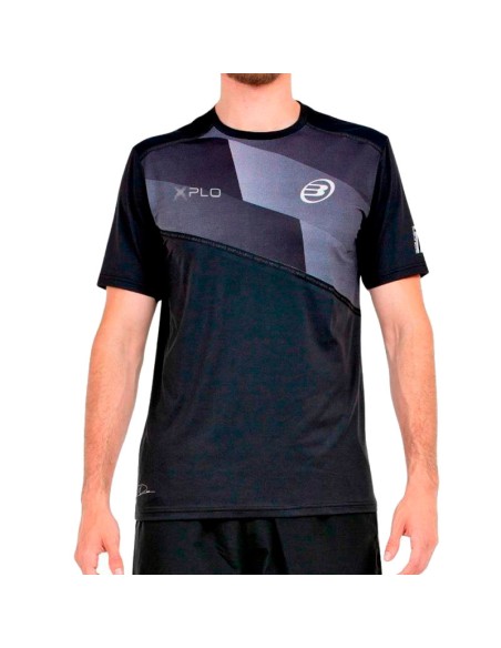 Camiseta Bullpadel Di Nenno 25V Negro | vêtements de pagaie