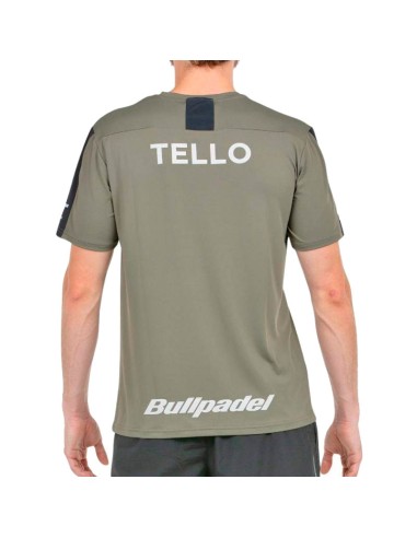 Camiseta Bullpadel Juan Tello 25V Kaki | vêtements de pagaie