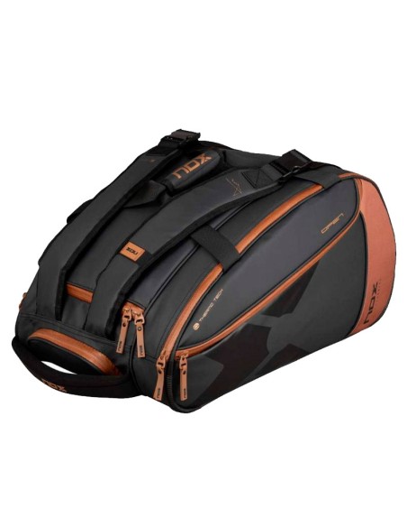 Sac de padel Nox AT10 Luxury Open Series noir et marron | Sacs de p...