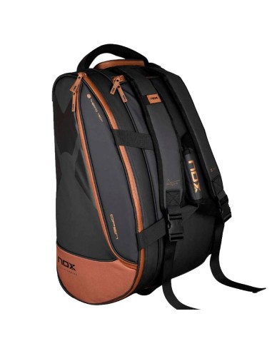Nox AT10 Luxury Open Series Padeltasche in Schwarz und Braun | Padd...