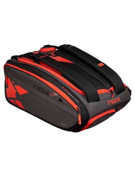 Sac de padel Nox AT10 XXL noir rouge | Sacs de padel et sacs à dos