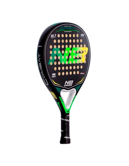 Pala de pádel Enebe Combat Verde Amarillo | Paddle rackets