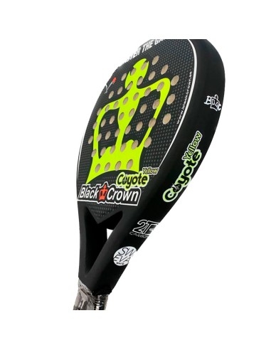 Raquette de padel Black Crown Coyote Jaune | Raquettes de padel