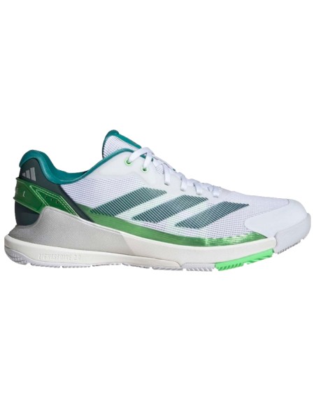 Adidas Crazyquick LS Padelschuhe weiß grün | Padel-Schuhe
