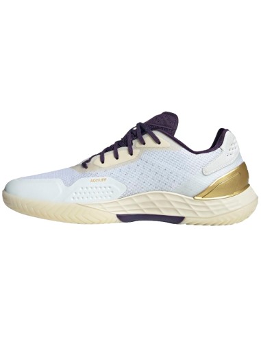 Zapatillas Adidas Defiant Speed 2 Blanco Negro Violeta | Padel Snea...