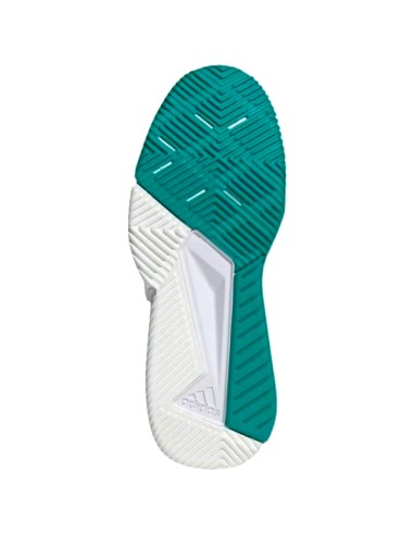 Adidas Courtquick Padelschuhe weiß grün | Padel-Schuhe