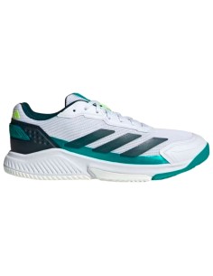 Adidas Courtquick Padelschuhe weiß grün | Padel-Schuhe