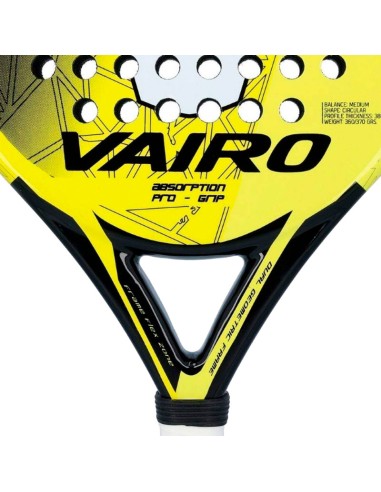 Vairo Across Yellow Padel Racket