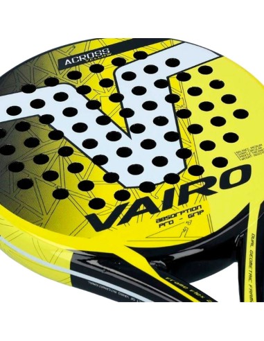 Raquete de Padel Vairo Across Yellow | raquetes padel