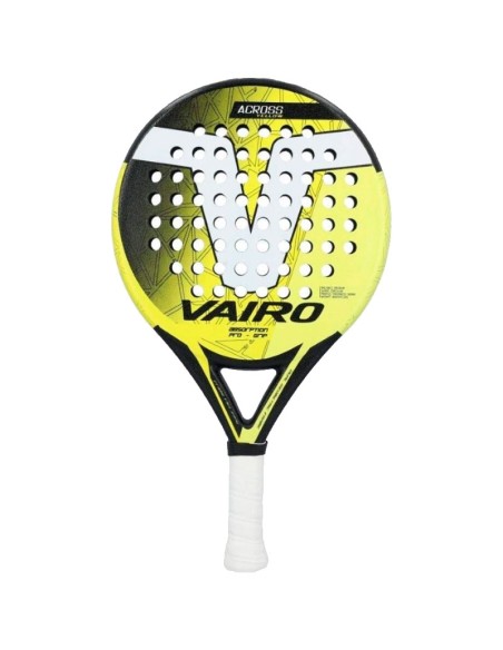 Vairo Across Yellow Sand Finish padel racket | Paddle rackets